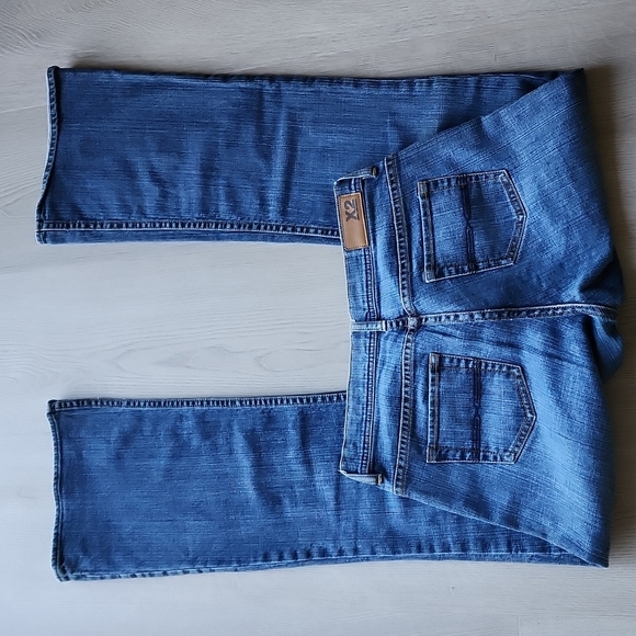 X2 JEAN'S FLARE MIDWAIST FADED BLUE - Picture 3 of 4